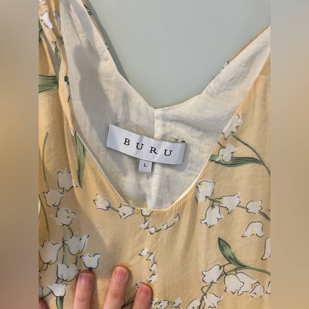 BURU Tie Top sz L - Picture 6 of 8